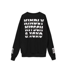 韓系圓領後英文字休閒T(Tシャツ/カットソー)