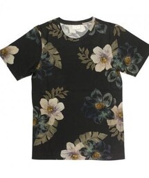 DRIES VAN NOTEN | HINCHY-PRINT TSHIRT BLACK-FLOWERS (Tシャツ/カットソー)
