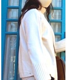 earth music&ecology | フロントスリットセーター(ニット/セーター)