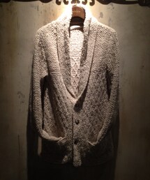 goa ヘンプレーヨンニットショールカーデ(ニット/セーター)