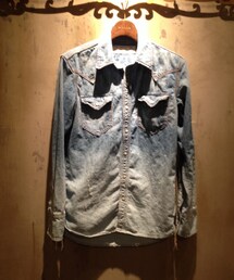 goa 6ozグラデーションデニムシャツ(シャツ/ブラウス)