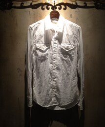 goa リネンガーゼウエスタンライクシャツ(シャツ/ブラウス)