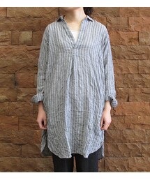 ARTEPOVERA | パフコットンプルワンピース(シャツ/ブラウス)