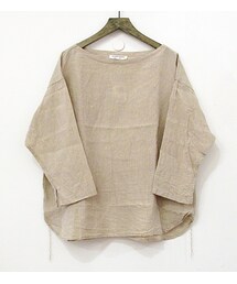 ARTEPOVERA | リネンボートネックシャツ(シャツ/ブラウス)