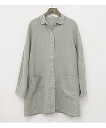 ベルギーリネンシャツコート(pot-pourri)(その他アウター)