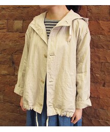 TRAVAIL MANUEL | リネンヘリンワイドパーカー(その他アウター)