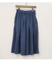 TRAVAIL MANUEL | フォギーリネンギャザースカート(スカート)
