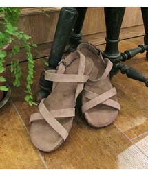 スウェードクロスサンダル(ジュリアティ/GiuliaT.)(サンダル)