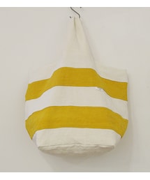 ARTEPOVERA | イタリアリネンマリンボーダーバケツバッグ(トートバッグ)