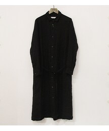 Hands of creation | リネンヘリンボンシャツワンピース(シャツワンピース)