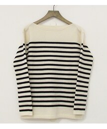 バスクボーダーニット(ニコルソン＆ニコルソン/nicholson and nicholson)(ニット/セーター)