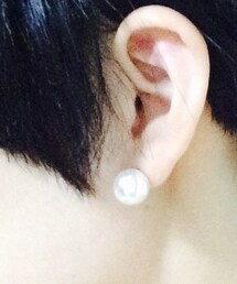 no brand | パールピアス (ピアス（両耳用）)