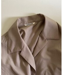 AURALEE | 20ss WOOL SILK TROPICAL JACKET(シャツ/ブラウス)
