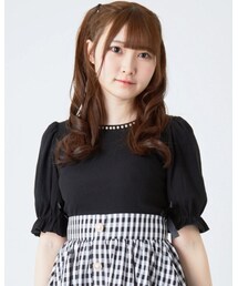 Ank Rouge | スピンドルテレコTOPS(Tシャツ/カットソー)