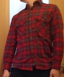 no brand | 古着のネルシャツ(シャツ/ブラウス)