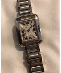 Cartier | タンクアングレーズ(アナログ腕時計)