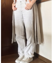 nest Robe | リネンデニムパンツ/ナチュラル サイズ1(デニムパンツ)