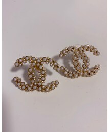 CHANEL | 韓国のカロスキルのCHANELで買ったピアス‪‪❤︎‬大ぶりでお気に入り( ¨̮ )(ピアス（両耳用）)