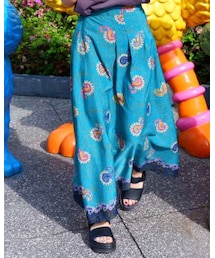 batik | 布3m ¥1200 仕立て ¥800(スカート)