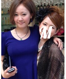 MALAIKA | ラピスラズリとコーラルのピアス(ピアス（両耳用）)