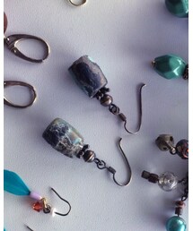 MALAIKA | ターコイズ原石ピアス(ピアス（両耳用）)