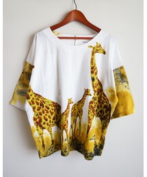 VINTAGE | キリンプリントハーフスリーブ(Tシャツ/カットソー)