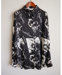 VINTAGE | 総柄ロングシャツ(シャツ/ブラウス)