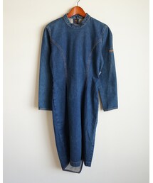 TRUSSARDI | デニムハイネックワンピース(ワンピース)