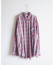 VINTAGE | vintage check pattern shirt(シャツ/ブラウス)