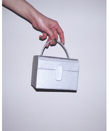 VINTAGE | vintage glitter box bag(ハンドバッグ)
