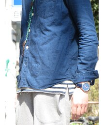 裾のレイヤード。ボーダー柄が効いてます(^^)(その他)