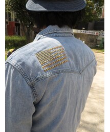 REMI RELIEF | REMI RELIEF（レミ レリーフ）：スタッズデニムシャツ　(シャツ/ブラウス)