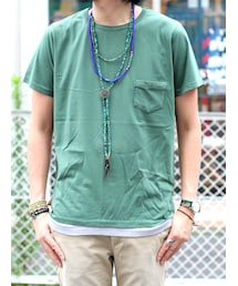 REMI RELIEF | ロングウォッシュポケットTEE(Tシャツ/カットソー)