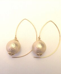 コットンパールピアス(ピアス（両耳用）)