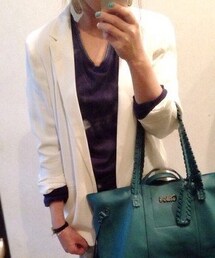 FOREVER 21 | ホワイトジャケット(テーラードジャケット)