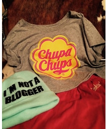 H&M | ダリのデザイン💖チュッパチャプスロゴ(Tシャツ/カットソー)