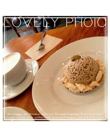 A.K Labo | 近所のカフェ☕️栗ケーキ旨いっ😋(その他)