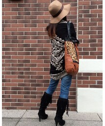 お尻が隠れるくらいの長さがお気に入り | ポンチョ