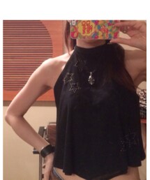 Bershka | 星型に抜けた模様が可愛い(キャミソール)