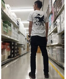 バックスタイル | 刺繍。遠くからみたら真っ黒やけどちゃんと刺繍それてる(その他)