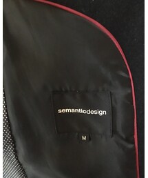 semantic design | チェスターコート