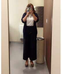 羽織るとこんな感じ | ニット/セーター