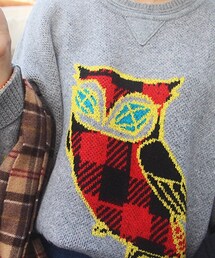 Lucky Chouette | Lucky Chouette Techno Chouette Pullover(ニット/セーター)