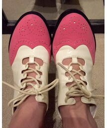 one after another NICE CLAUP | ガーリーレースアップシューズ(バレエシューズ)