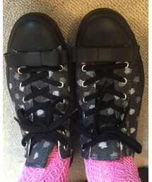 もらいもの | リボン付き水玉スニーカー(スニーカー)