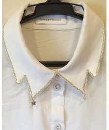 merry jenny | 襟が個性的な星付きシャツ(シャツ/ブラウス)