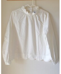 paravion | スクラップが可愛いハイネックシャツ(シャツ/ブラウス)