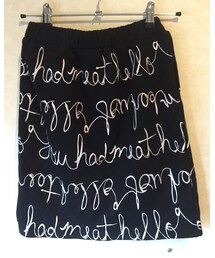 ARROW | 英字筆記体ミニスカート(スカート)