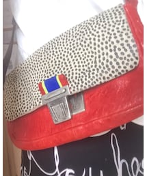 もらいもの | 木版画みたいなショルダーバック(ショルダーバッグ)