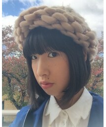 no brand | かぶった瞬間森ガール❗️極太毛糸のニット帽✨(ニットキャップ/ビーニー)